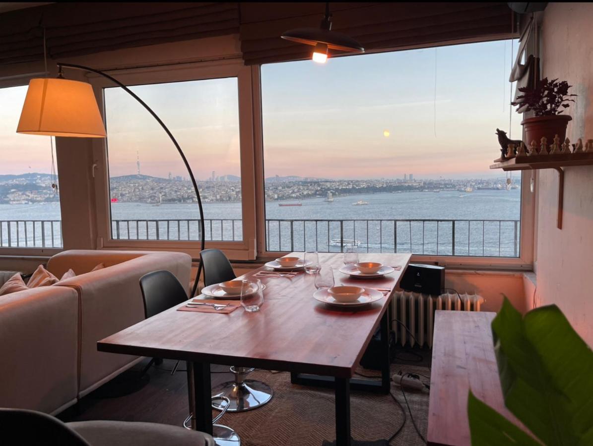 Апартаменты Art Loft , 270* Full Sea View In Cihangir Стамбул Экстерьер фото