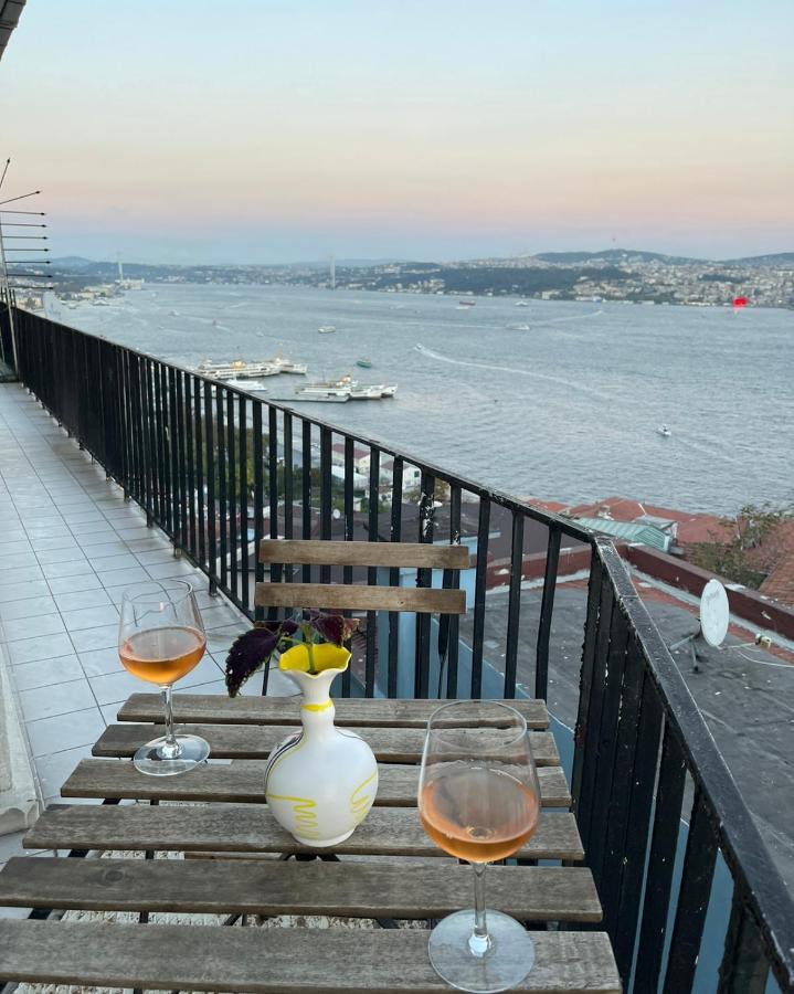 Апартаменты Art Loft , 270* Full Sea View In Cihangir Стамбул Экстерьер фото