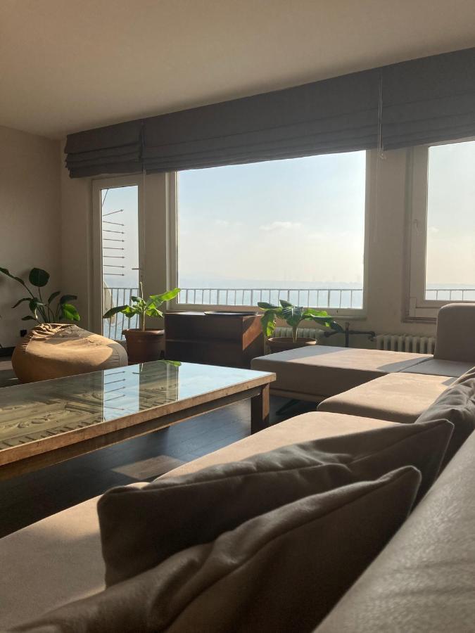 Апартаменты Art Loft , 270* Full Sea View In Cihangir Стамбул Экстерьер фото