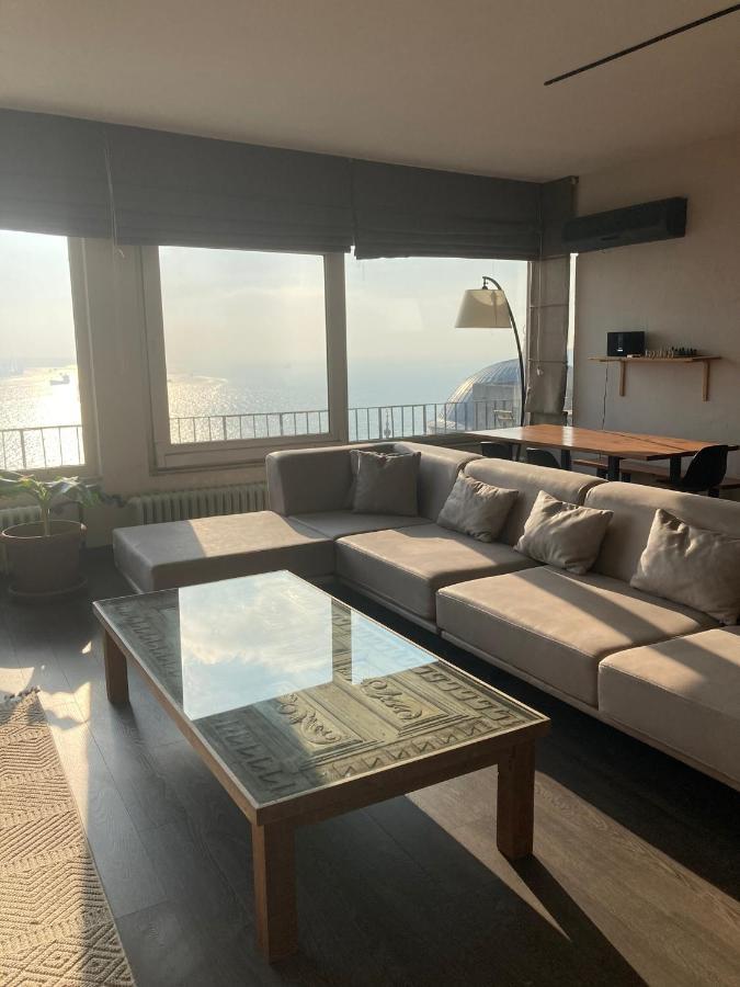 Апартаменты Art Loft , 270* Full Sea View In Cihangir Стамбул Экстерьер фото